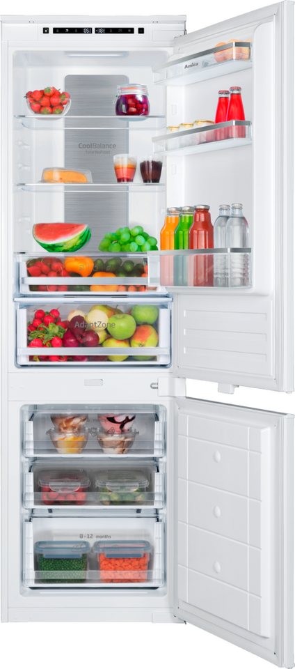 Amica Einbaukühlgefrierkombination EKGCX 387 960, 177,1 cm hoch, 56 cm breit, NoFrost‑Kühlkombi mit schneller Kühlung und klarer LED‑Sicht Bild 3