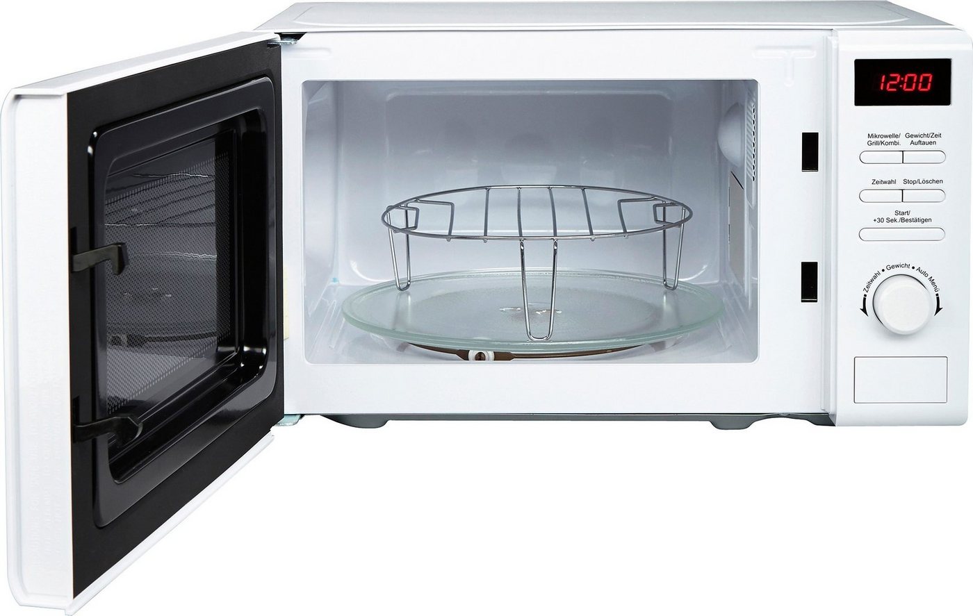 Hanseatic Mikrowelle AG720CGE-PM, 2 in 1, Grill, Mikrowelle, 20 l, inkl. 3 Jahre Herstellergarantie