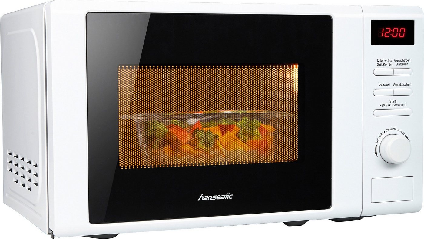 Hanseatic Mikrowelle AG720CGE-PM, 2 in 1, Grill, Mikrowelle, 20 l, inkl. 3 Jahre Herstellergarantie Bild 3