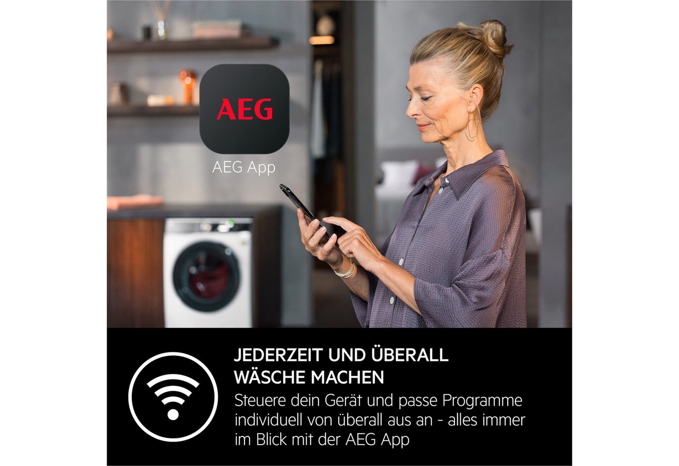 AEG Waschtrockner 8000 PowerCare® LWR8D80610, 11 kg, 7 kg, 1600 U/min, AutoDose: Automatische Dosierung, spart bis zu 60% Waschmittel Bild 2