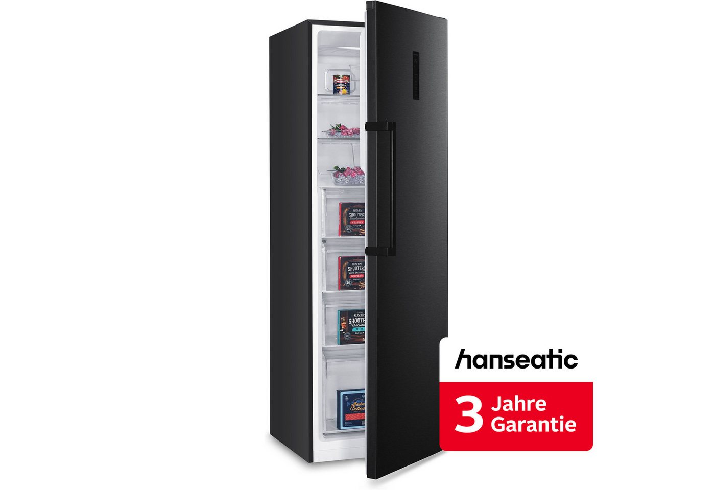 Hanseatic Gefrierschrank HGS18560CNFBI, 185 cm hoch, 60 cm breit, inkl. 3 Jahre Herstellergarantie Bild 4