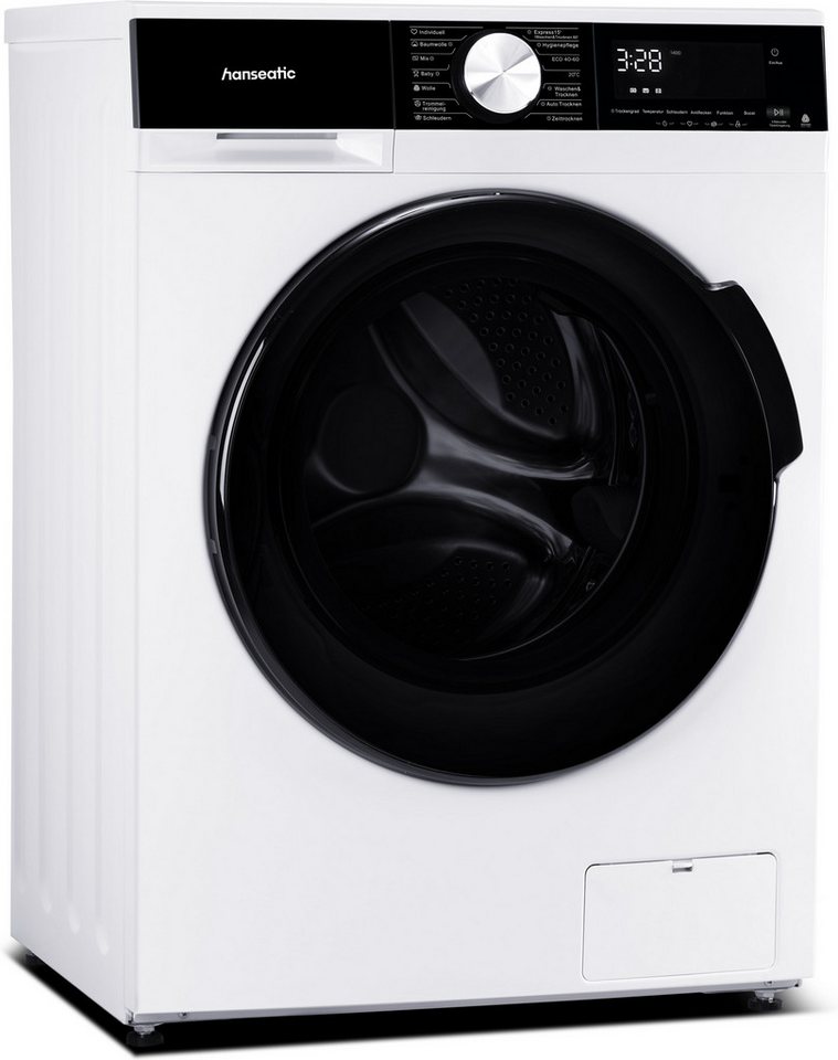 Hanseatic Waschtrockner HWDM1107BD, 10 kg, 7 kg, 1400 U/min, inkl. 3 Jahre Herstellergarantie Bild 3