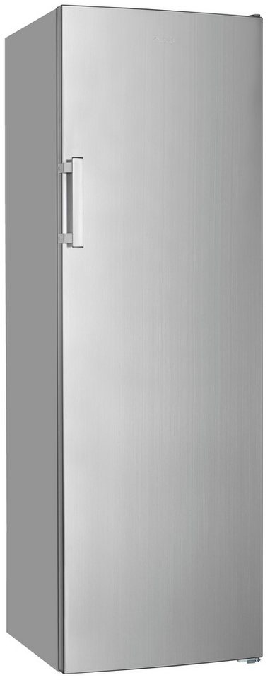 exquisit Gefrierschrank GS271--H-040E inoxlook, 171 cm hoch, 54,5 cm breit, 4*-Gefrierschrank No Frost mit LED-Anzeige & praktischem Griff Bild 4