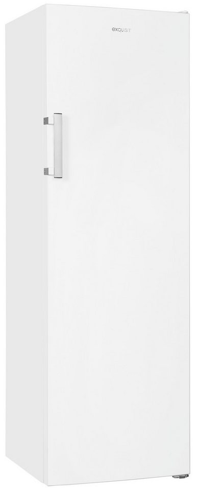 exquisit Gefrierschrank GS271--H-O40E weiss, 171 cm hoch, 54 cm breit, 4*-Gefrierschrank No Frost mit LED-Anzeige & praktischem Griff Bild 2