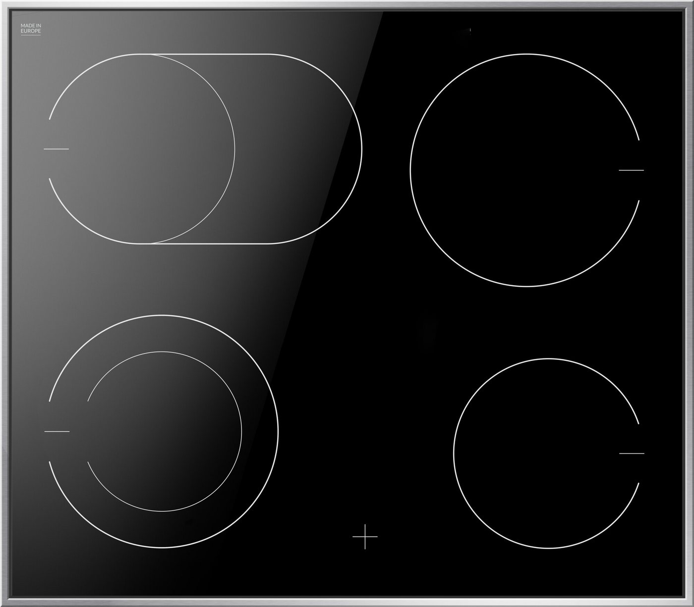 Amica Elektro-Herd-Set Fusion Design, mit 1-fach-Teleskopauszug, Steam Clean, Komfortables Kochen und Backen mit praktischer Unterstützung Bild 3