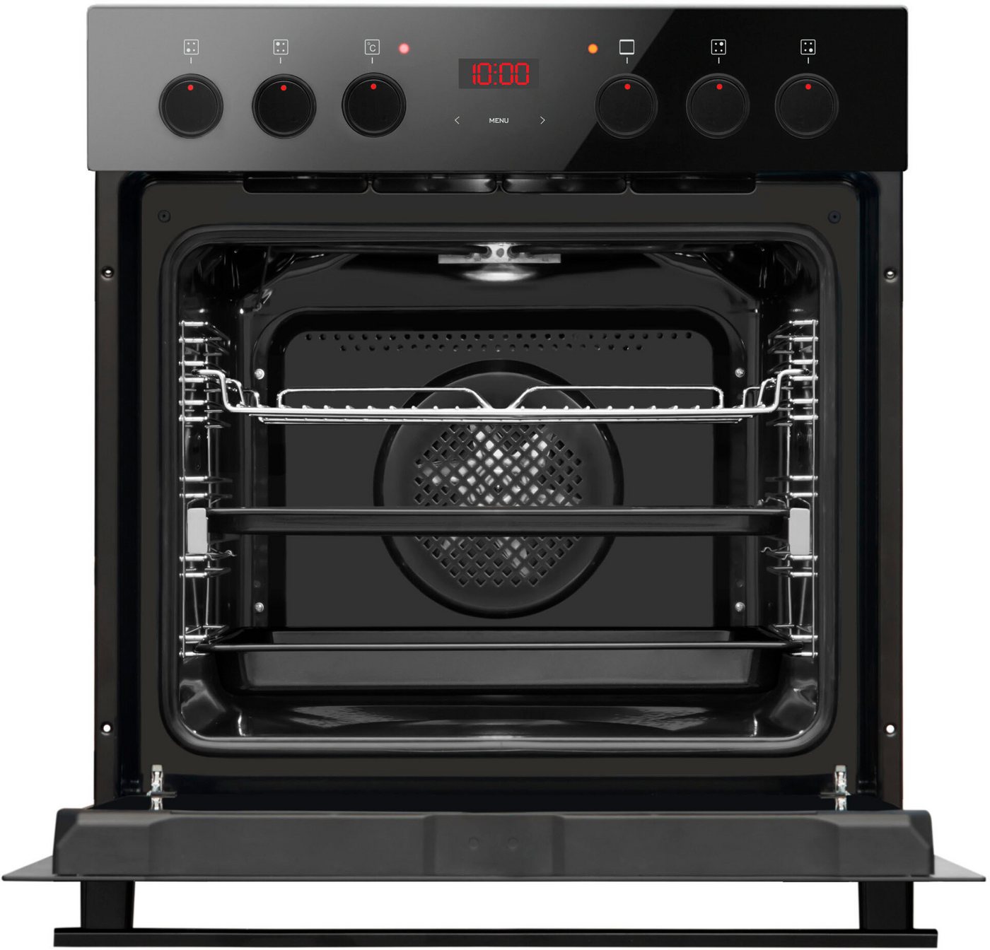 Amica Elektro-Herd-Set Fusion Design, mit 1-fach-Teleskopauszug, Steam Clean, Komfortables Kochen und Backen mit praktischer Unterstützung Bild 4