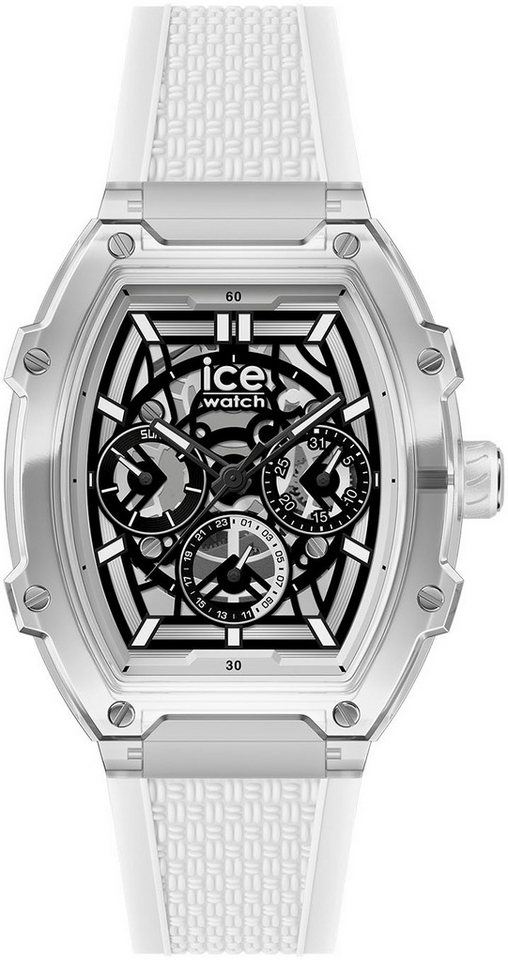 ice-watch Multifunktionsuhr ICE boliday - Plastic - Medium MT 24289, Quarzuhr, Armbanduhr,Herrenuhr,Silikonarmband,Datum,12/24-Std.-Anzeige