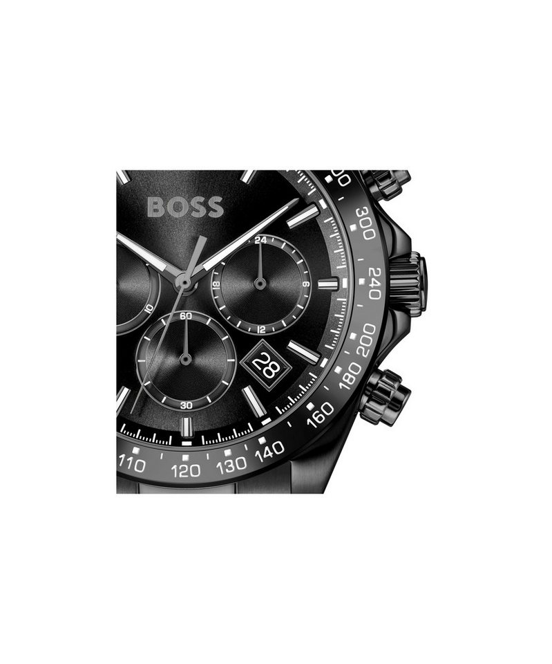 BOSS Multifunktionsuhr HERO 2.0 1514271, Quarzuhr, Armbanduhr, Herrenuhr, Edelstahlarmband, analog, Tag Bild 2