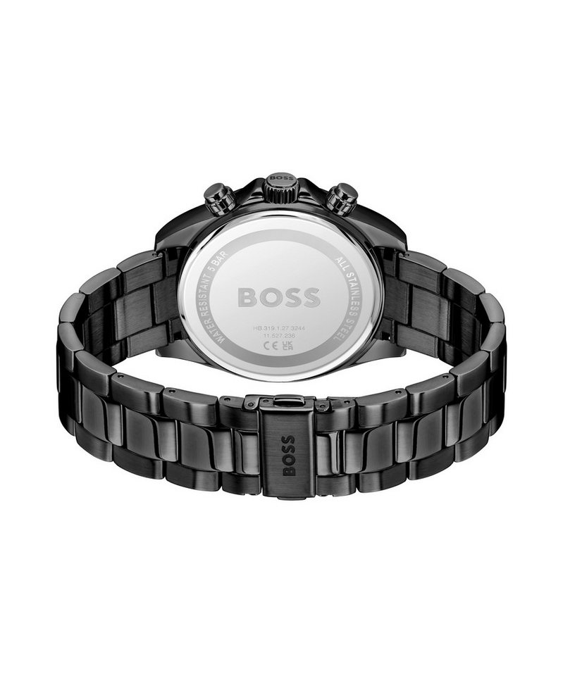 BOSS Multifunktionsuhr HERO 2.0 1514271, Quarzuhr, Armbanduhr, Herrenuhr, Edelstahlarmband, analog, Tag Bild 3