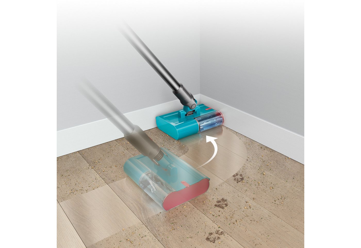 DYSON Nass-Trocken-Akkusauger V15s Detect Submarine™, 660 W, beutellos, Bis zu 60 Minuten Laufzeit inkl. austauschbarem Akku Bild 4