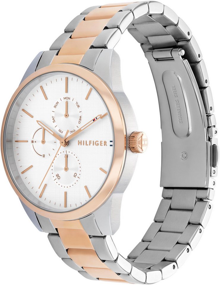 Tommy Hilfiger Multifunktionsuhr CAMILLE 1782768, Quarzuhr, Armbanduhr, Damenuhr, Edelstahlarmband, analog Bild 2