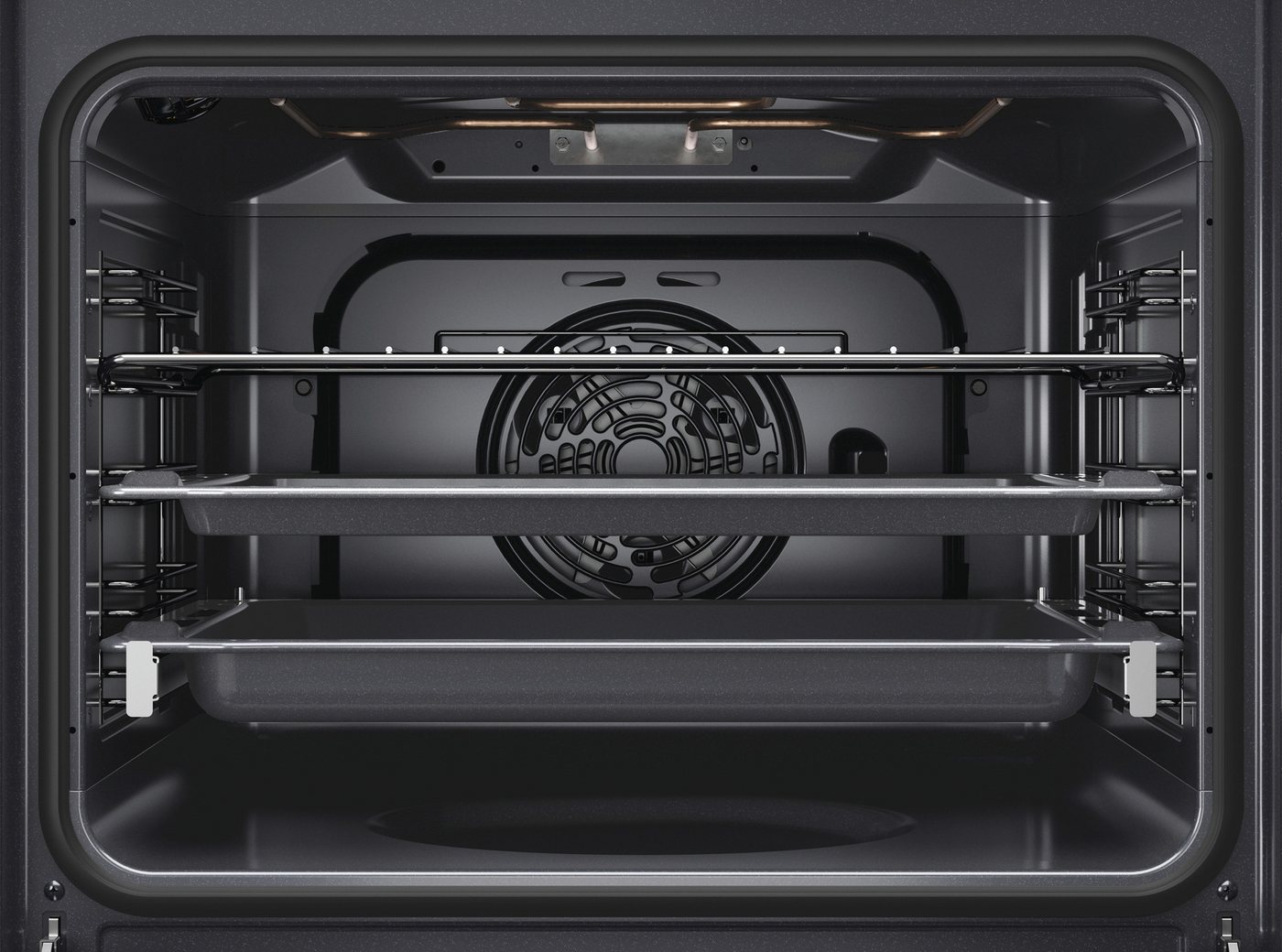 BAUKNECHT Backofen-Set BAKO 780 Steam IND IN, mit 1-fach-Teleskopauszug, Hydrolyse, GentleSteam – für ein saftiges Inneres und ein knuspriges Äußeres Bild 2