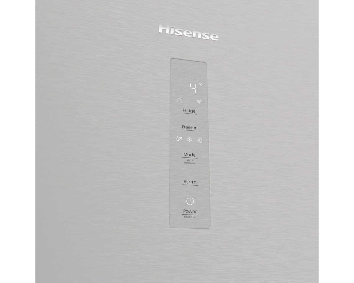 Hisense Kühl-/Gefrierkombination RB5P410SACA, 203 cm hoch, 59,5 cm breit, BigVolumen Modell mit insgesamt 413 Liter Bild 3