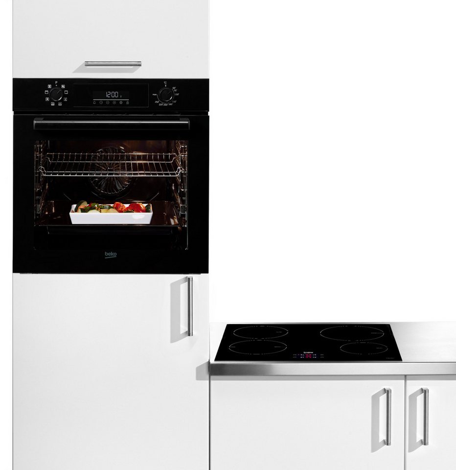 BEKO Backofen-Set BBSM11340B, mit 1-fach-Teleskopauszug, Gleichmäßige Heißluft für perfekte Ergebnisse dank Aeroperfect Bild 3