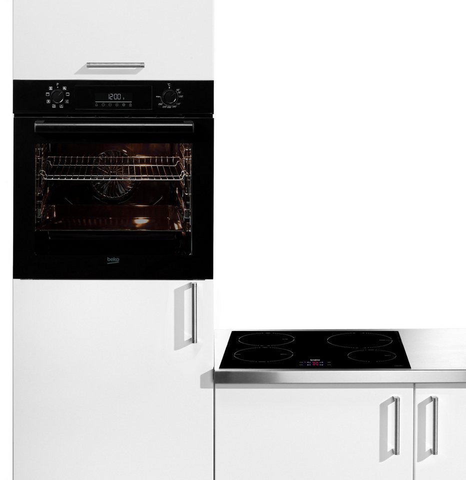 BEKO Backofen-Set BBSM11340B, mit 1-fach-Teleskopauszug, Gleichmäßige Heißluft für perfekte Ergebnisse dank Aeroperfect Bild 5