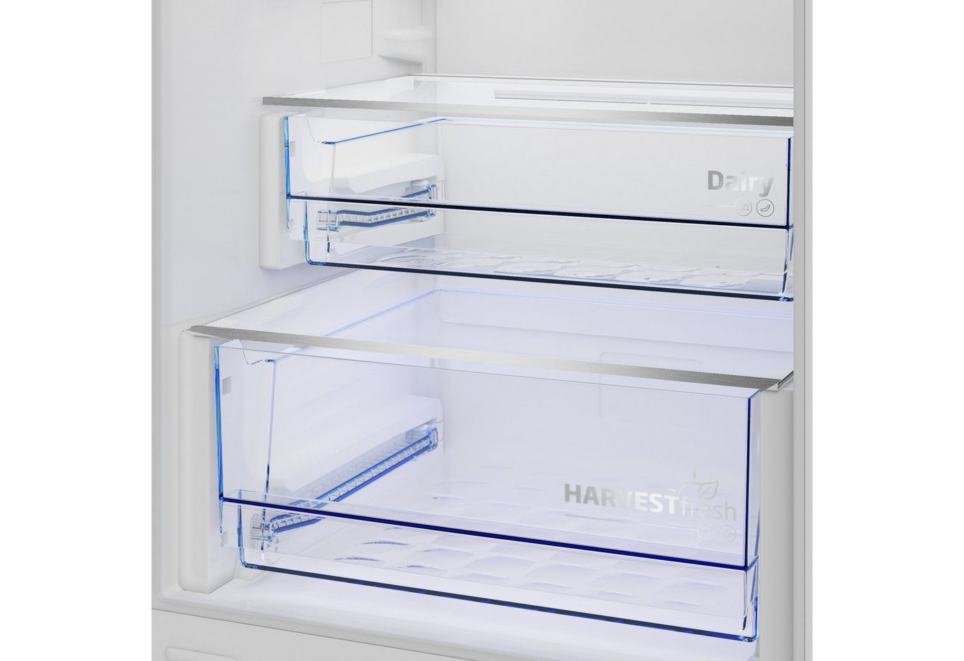 BEKO Einbaukühlgefrierkombination B7BCNA296HS, 177,5 cm hoch, 54 cm breit, Große Kapazität und HarvestFresh für Frische, die bleibt Bild 2