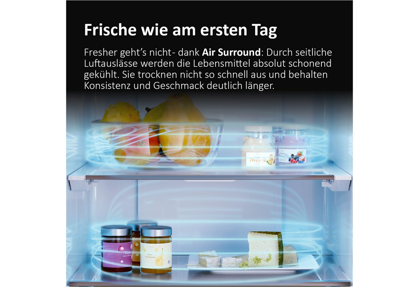 Haier Multi Door Cube 90 HCR79F19CNMD, 190,5 cm hoch, 90,8 cm breit, No-Frost, Humidity Zone, ABT Pro entfernt 99,99 % der Bakterien