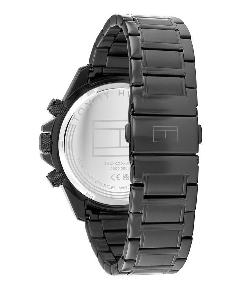 Tommy Hilfiger Multifunktionsuhr CLARK 1792212, Quarzuhr, Armbanduhr, Herrenuhr, Edelstahlarmband, analog Bild 4