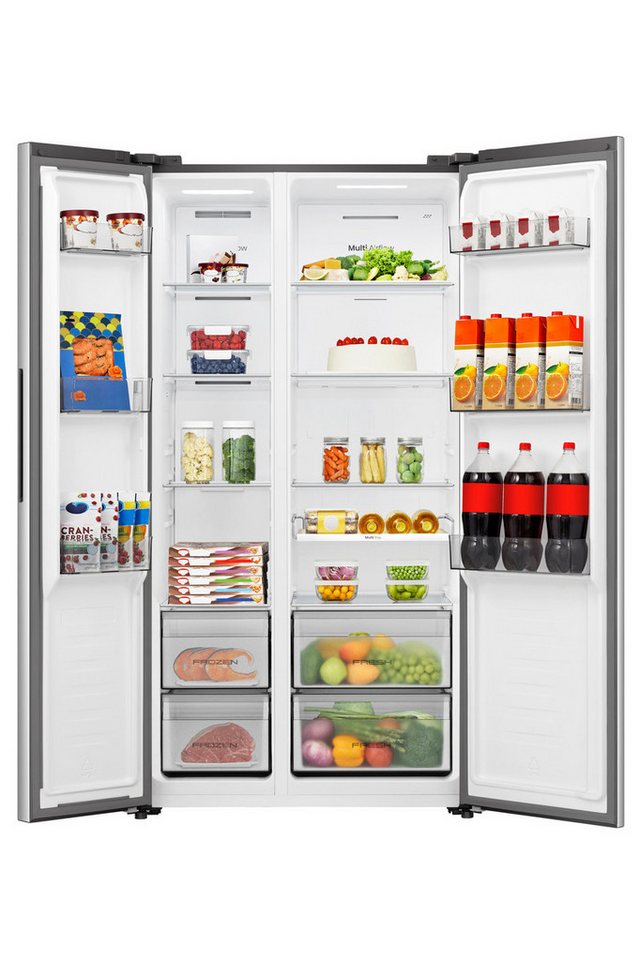 Hisense Side-by-Side RS3P558NEIE, 178,6 cm hoch, 91,1 cm breit, MultiAirFlow-System