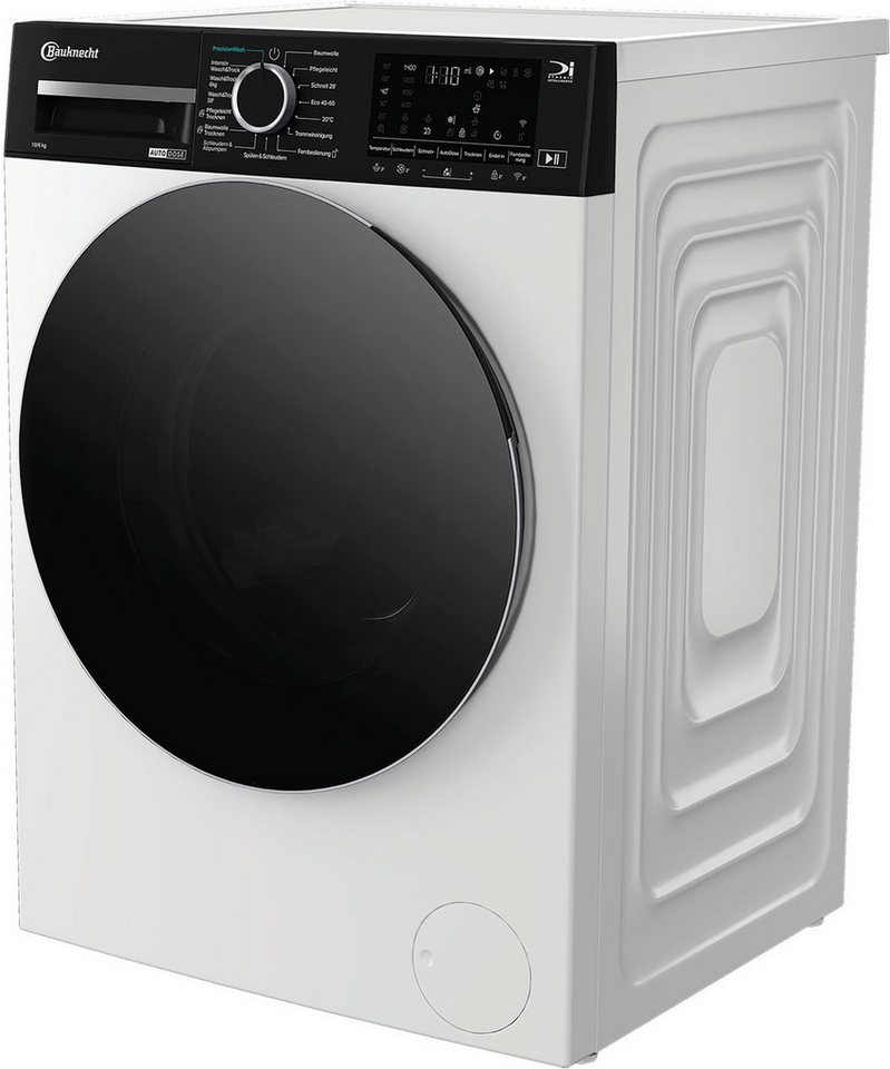 BAUKNECHT Waschtrockner BWT 106A3C BC, 10 kg, 6 kg, 1400 U/min, Adaptive Wash – Intelligente Anpassung für perfekte Waschergebnisse