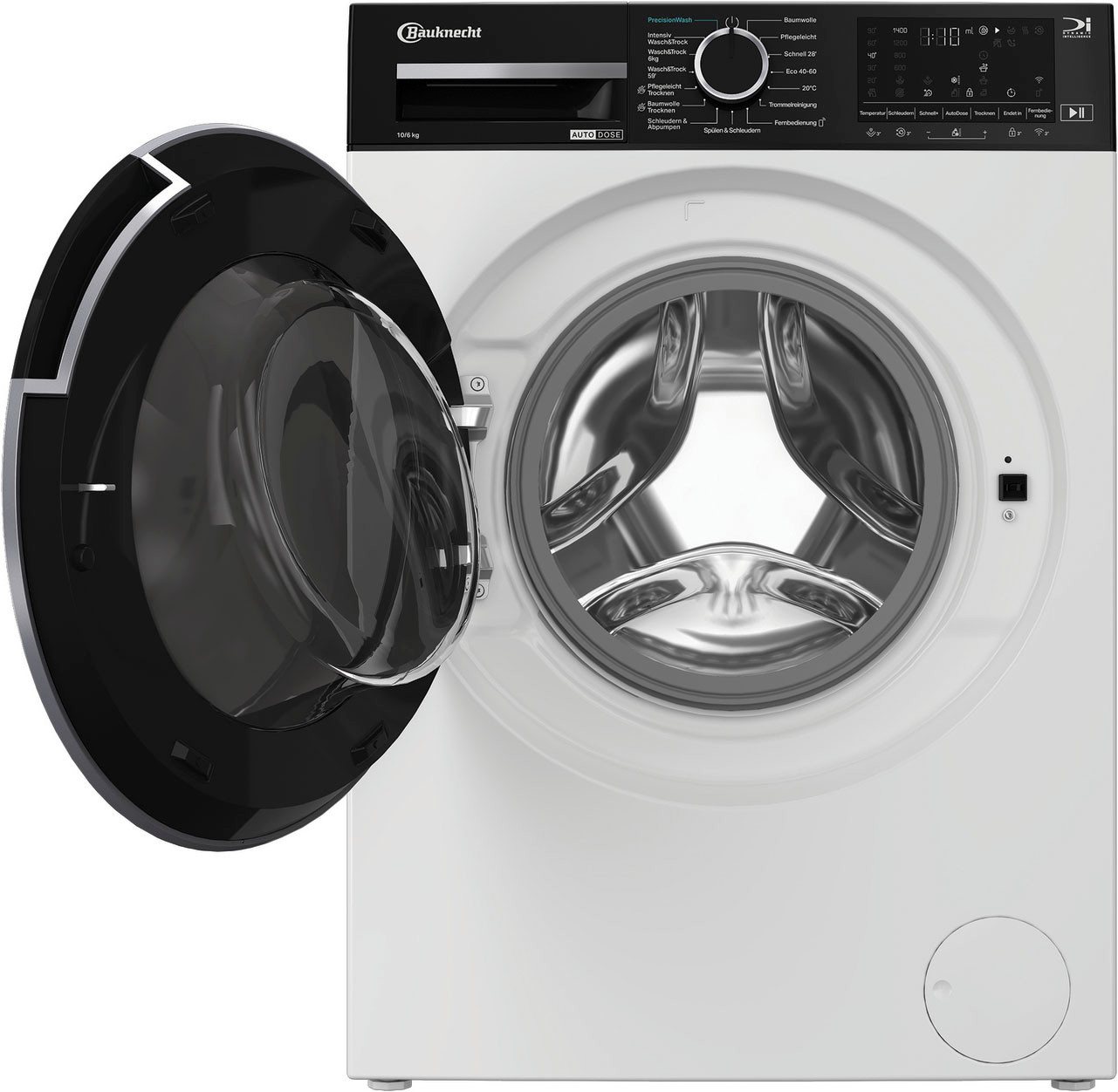 BAUKNECHT Waschtrockner BWT 106A3C BC, 10 kg, 6 kg, 1400 U/min, Adaptive Wash – Intelligente Anpassung für perfekte Waschergebnisse Bild 2