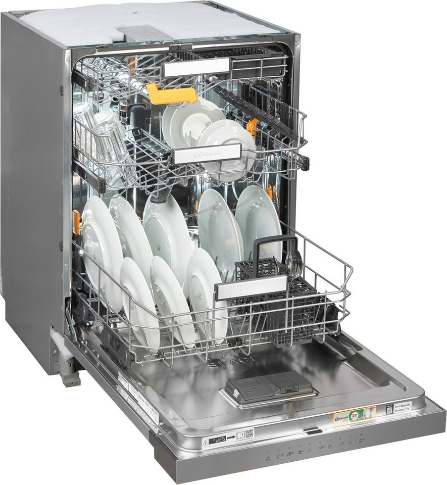 BAUKNECHT teilintegrierbarer Geschirrspüler BKSV1 PBM, 15 Maßgedecke, SpaceClean – die 3. Schublade für hohe Gläser und Müslischalen Bild 2