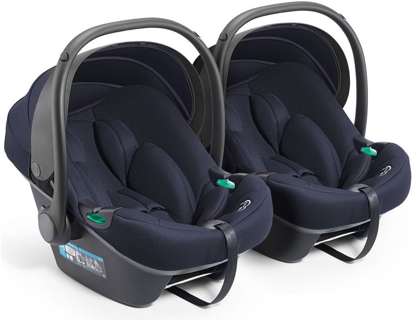 BabyGo Babyschale Twinner, ab: Geburt, ab: 40 cm, bis: 87 cm, (Set, 2-tlg) Bild 2