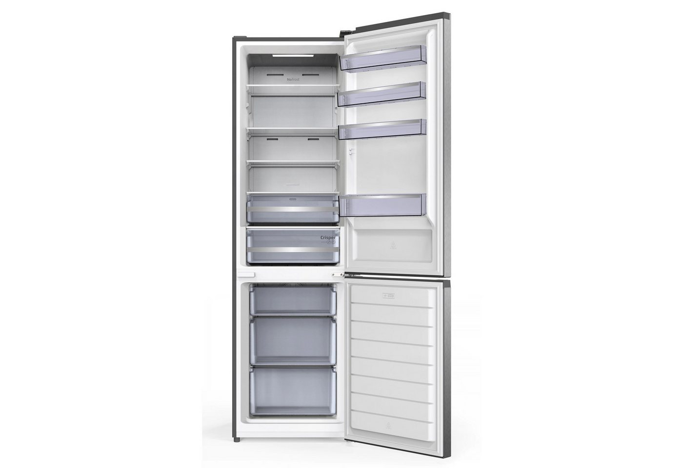 BEKO Kühl-/Gefrierkombination B5RCNO377X, 200,5 cm hoch, 60 cm breit, No Frost – kein Abtauen mehr