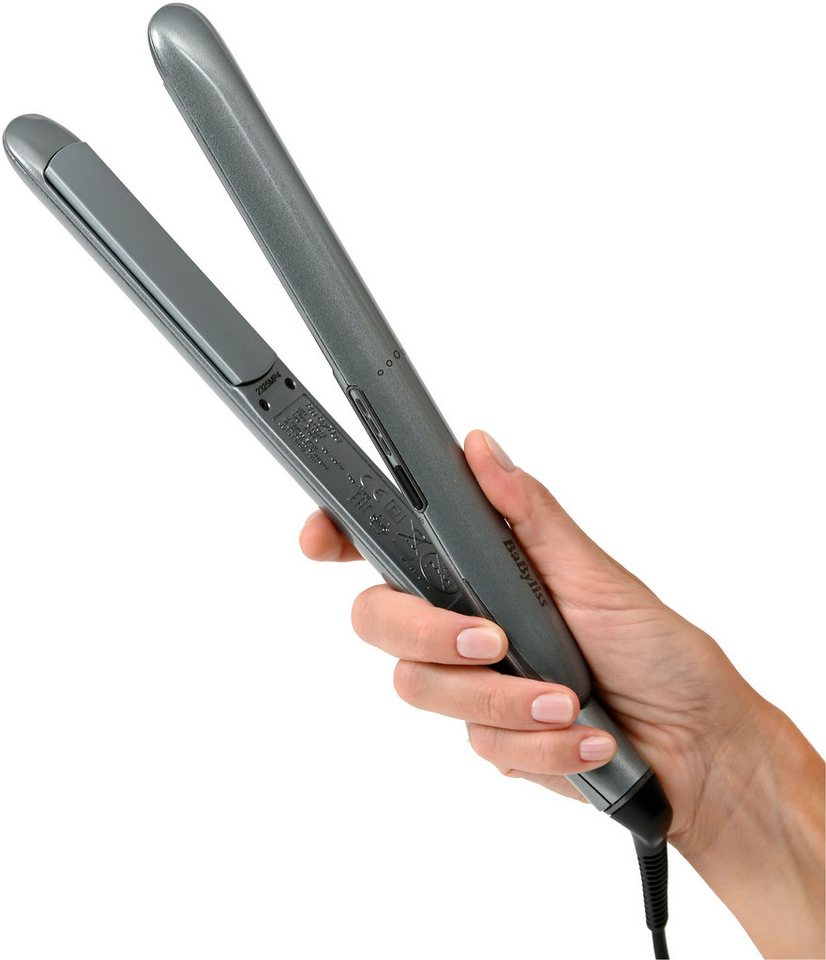 BaByliss Glätteisen Xanadu Glätteisen mit Quarz-Keramikbeschichtung, ST261E Quarz-Keramik, Haarglätter mit 3 Temperaturstufen bis zu 235°C, LED-Anzeige