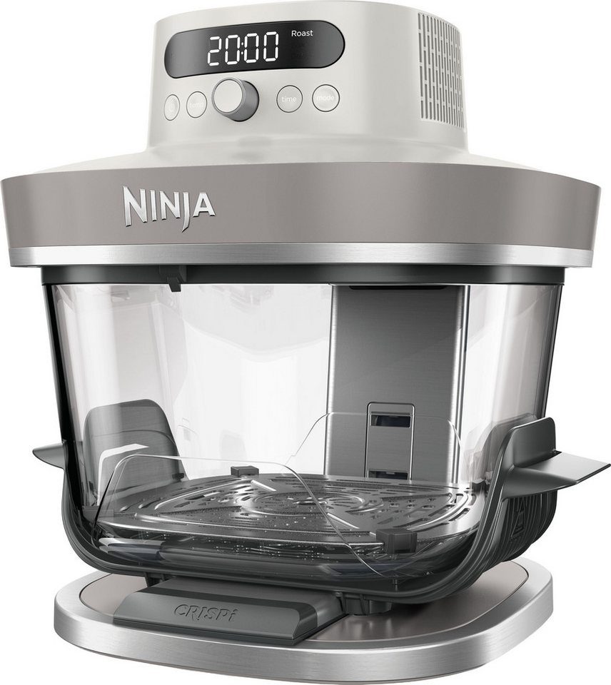 NINJA Heißluftfritteuse CRISPi PRO 7-in-1 Glas-Air-Fryer - Beige AS101EULG, 2050 W, 7 Kochfunktionen, Vorbereitung, Zubereitung + Aufbewahrung von Speisen Bild 2