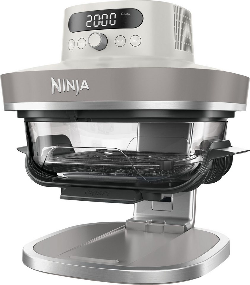NINJA Heißluftfritteuse CRISPi PRO 7-in-1 Glas-Air-Fryer - Beige AS101EULG, 2050 W, 7 Kochfunktionen, Vorbereitung, Zubereitung + Aufbewahrung von Speisen Bild 4