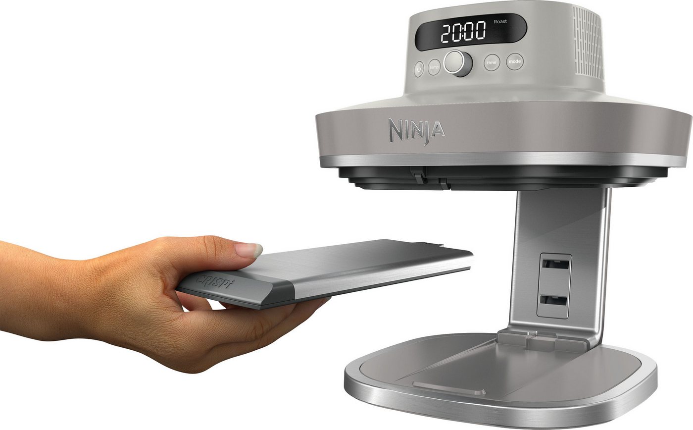 NINJA Heißluftfritteuse CRISPi PRO 7-in-1 Glas-Air-Fryer - Beige AS101EULG, 2050 W, 7 Kochfunktionen, Vorbereitung, Zubereitung + Aufbewahrung von Speisen Bild 5