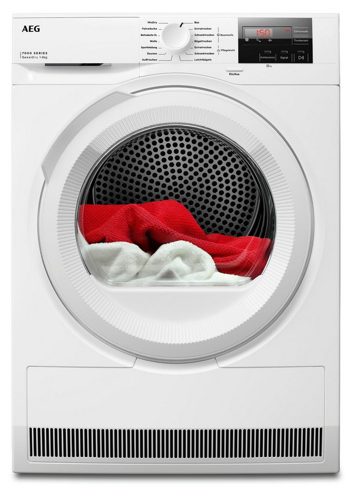 AEG Wärmepumpentrockner 7000 SensiDry® TR7T50580, SensiDry® Wärmepumpentrockner: schonend trocknen & Energie sparen Bild 4