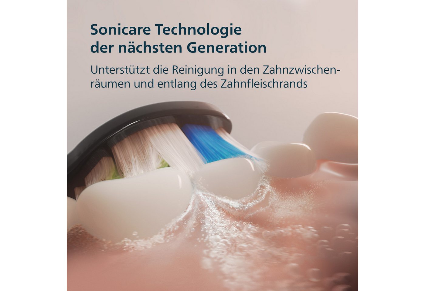 Philips Sonicare Elektrische Zahnbürste Series 3100, Aufsteckbürsten: 2 St., mit Drucksensor, 3 Intensitätsstufen, inkl. Reiseetui und Ladegerät Bild 5