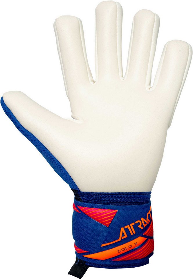 Reusch Torwarthandschuhe Attrakt Gold X NC Junior Profi mit atmungsaktiven Mesh-Einsätzen Bild 4