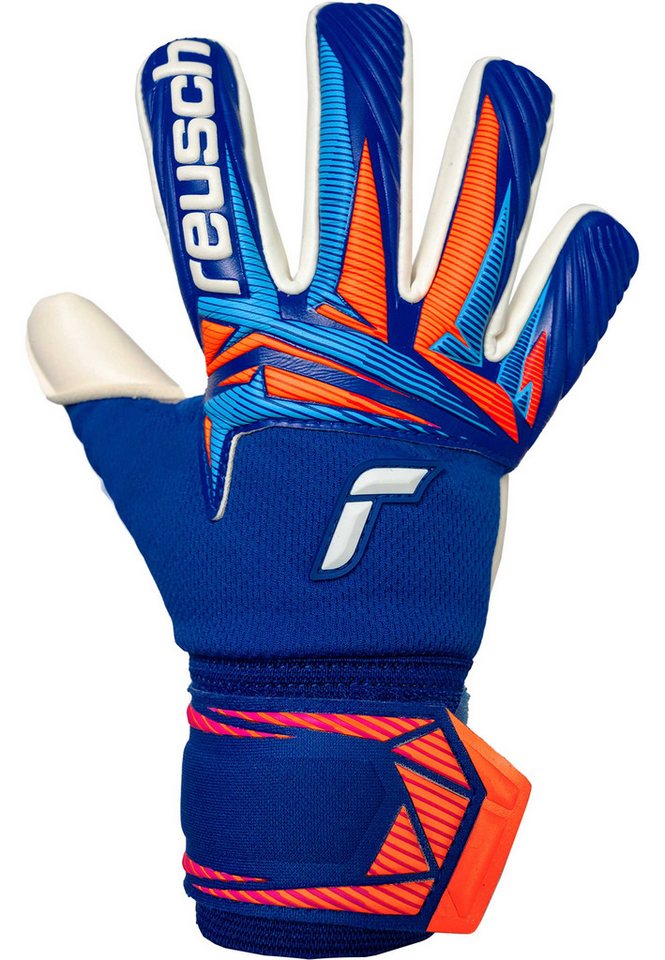 Reusch Torwarthandschuhe Attrakt Gold X NC Junior Profi mit atmungsaktiven Mesh-Einsätzen Bild 5