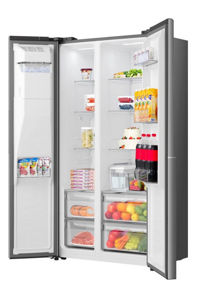 GORENJE Side-by-Side NRS917C61X, 178,6 cm hoch, 91,1 cm breit, mit Wasser-/Eisspender, kein Festwasseranschluss dank Tank Bild 4
