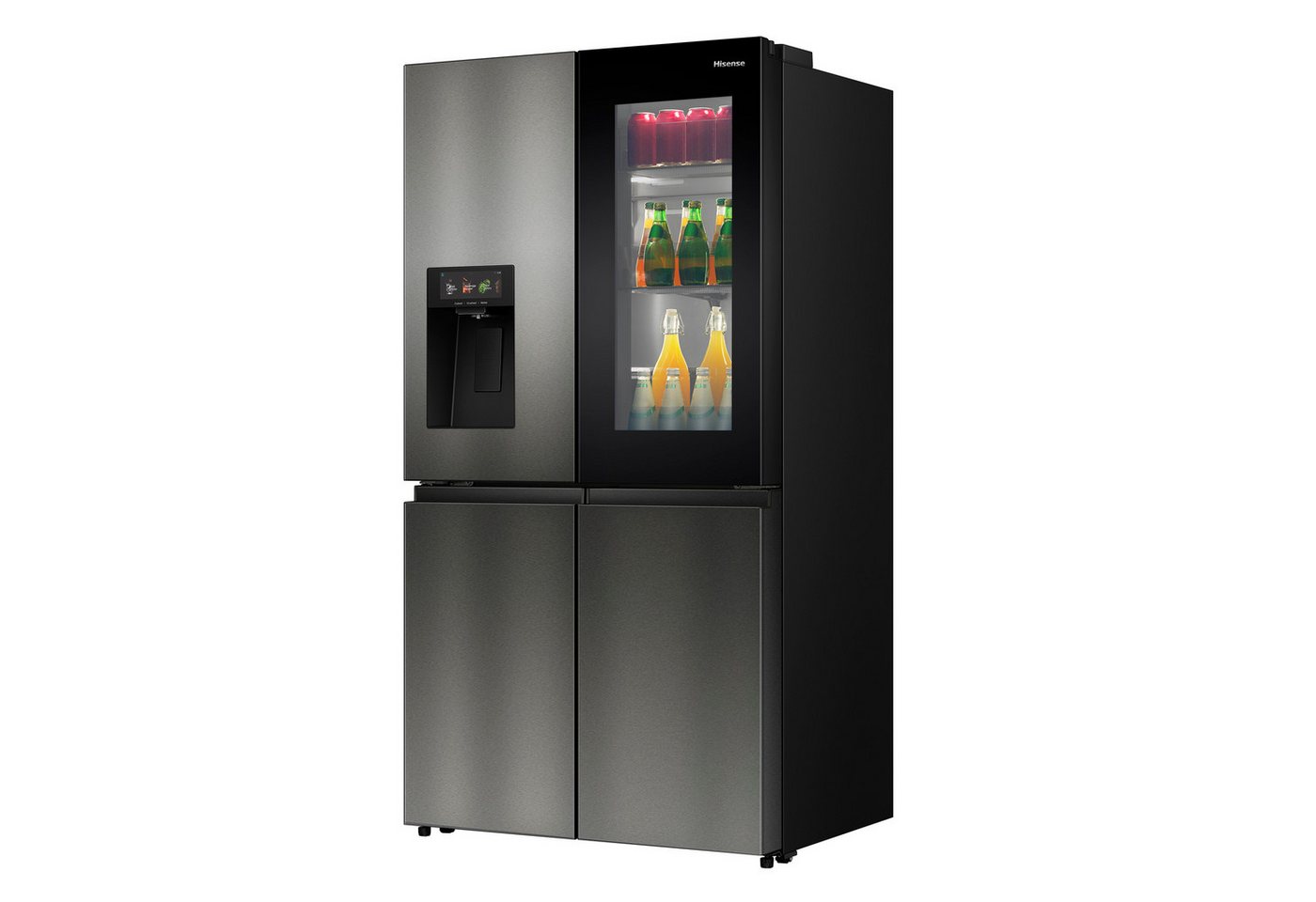 Hisense Multi Door RQ600P7SKE, 179 cm hoch, 91,4 cm breit, PureViewDoor - immer sehen was im Kühlschrank ist Bild 3