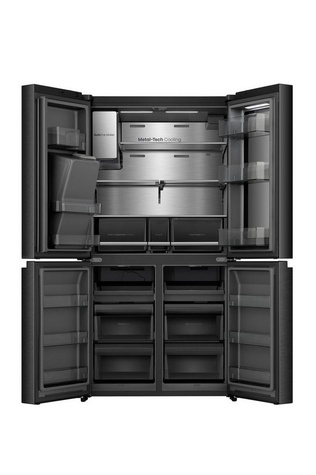 Hisense Multi Door RQ600P7SKE, 179 cm hoch, 91,4 cm breit, PureViewDoor - immer sehen was im Kühlschrank ist Bild 4