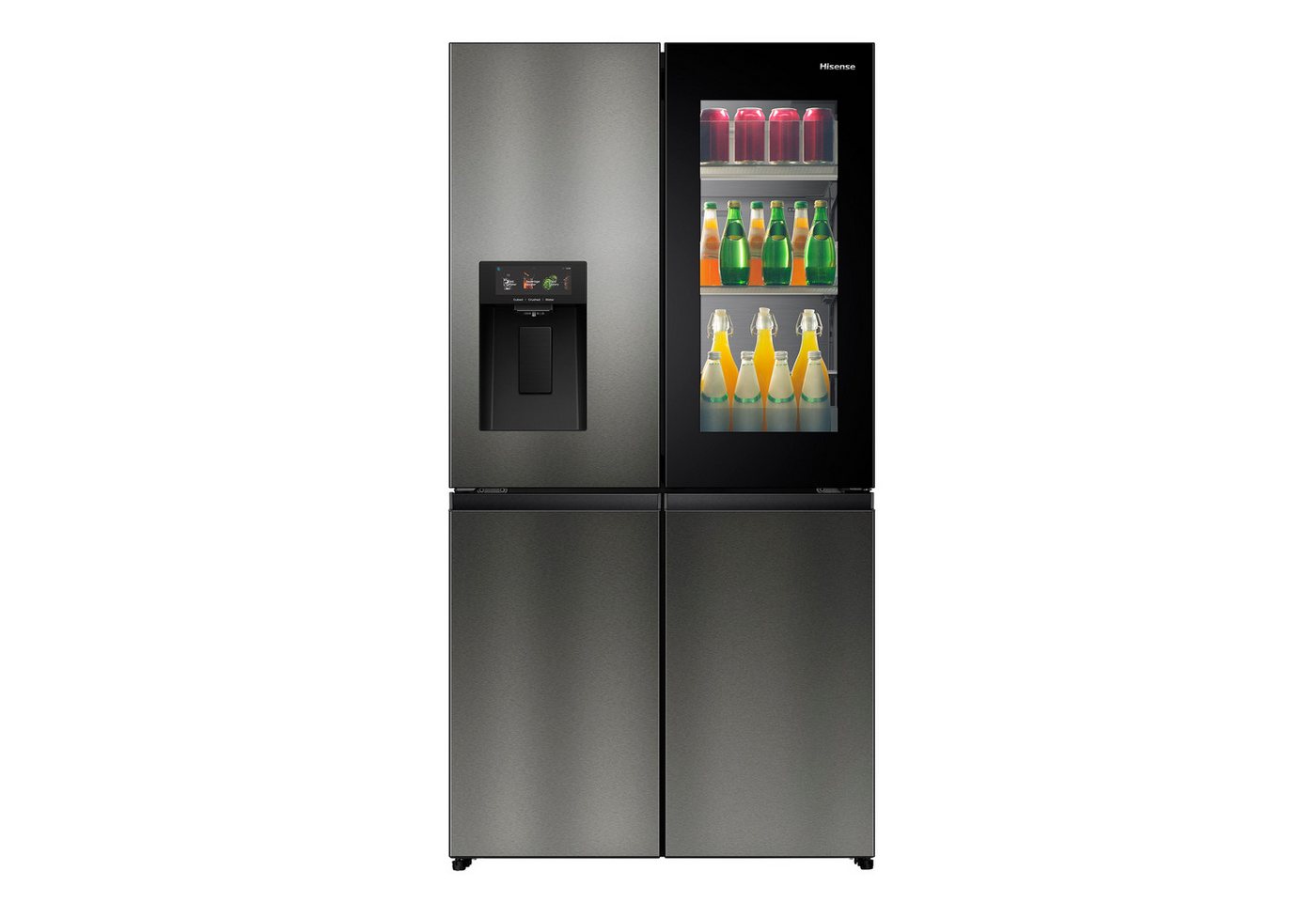 Hisense Multi Door RQ600P7SKE, 179 cm hoch, 91,4 cm breit, PureViewDoor - immer sehen was im Kühlschrank ist Bild 5