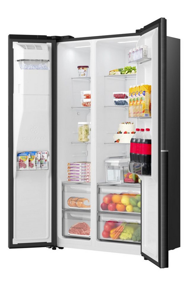 GORENJE Side-by-Side NRS917C61BX, 178,6 cm hoch, 91,1 cm breit, mit Wasser-/Eisspender, kein Festwasseranschluss dank Tank Bild 3