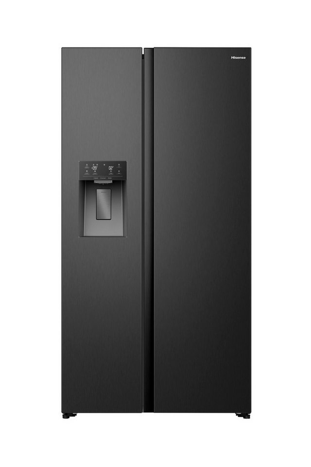 Hisense Side-by-Side MS91528FC, 178,6 cm hoch, 91,1 cm breit, mit Wasser-/Eisspender, kein Festwasseranschluss dank Tank