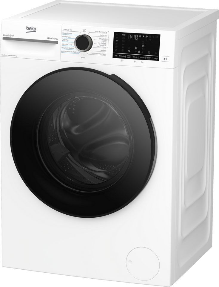 BEKO Waschtrockner BDFT4104A20C, 10 kg, 6 kg, 1400 U/min, SteamCure, Hygiene Therapy, ProSmart Inverter Motor Bild 2