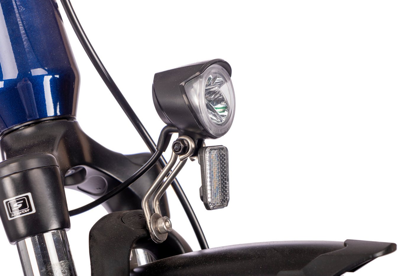 SAXONETTE E-Bike Trekkingrad Deluxe Sport (Wave), 9 Gang Shimano Alivio Schaltwerk, Kettenschaltung, Mittelmotor, 418 Wh, (mit integr. Akku), Elektrofahrrad für Alltag und Einkauf Bild 4
