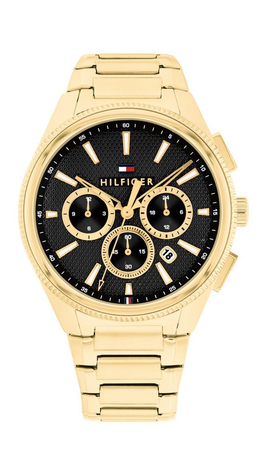 Tommy Hilfiger Multifunktionsuhr Sam 1792254, Quarzuhr, Armbanduhr, Herrenuhr, Edelstahlarmband, analog, Tag Bild 4