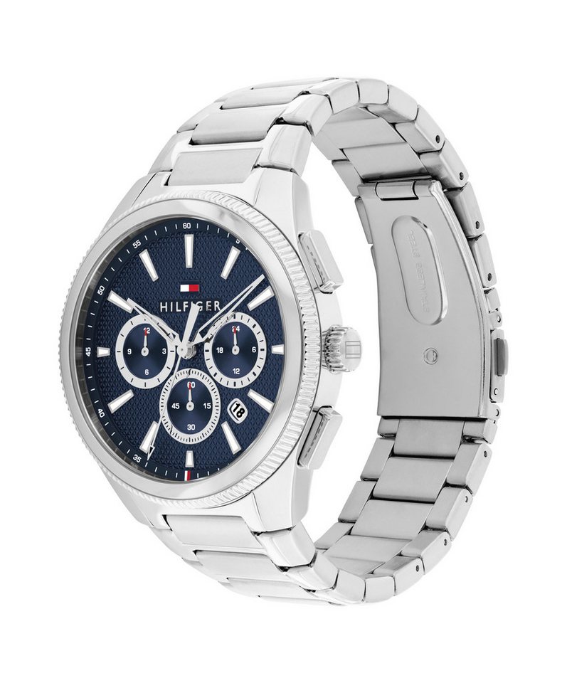Tommy Hilfiger Multifunktionsuhr Sam 1792253, Quarzuhr, Armbanduhr, Herrenuhr, Edelstahlarmband, analog, Tag Bild 2