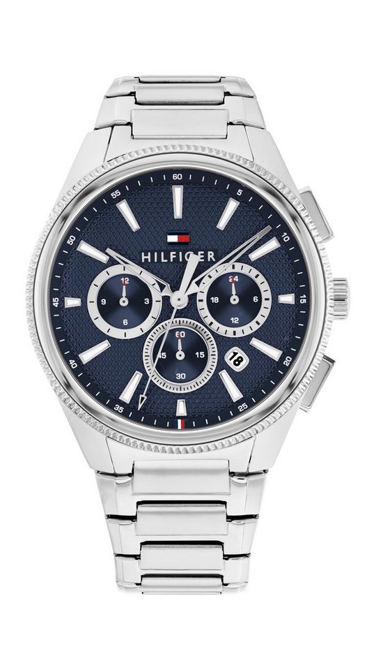 Tommy Hilfiger Multifunktionsuhr Sam 1792253, Quarzuhr, Armbanduhr, Herrenuhr, Edelstahlarmband, analog, Tag Bild 3