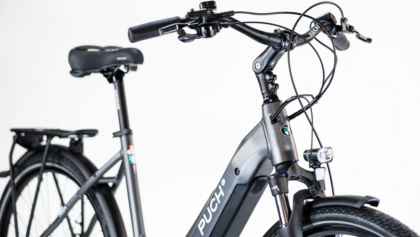 PUCH E-Bike Trekkingrad PUCH C 5.3 City – Bosch ACTIVE LINE PLUS Motor & 500Wh PowerTube Akku, Shimano Alivio RDM3100 Schaltwerk, Mittelmotor, 500 Wh, BOSCH ACTIVE LINE PLUS, Mittelmotor Bild 4