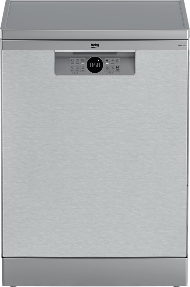 BEKO Standgeschirrspüler BDFN36451X, 9,5 l, 14 Maßgedecke, Quick&Shine – schnelle Reinigung mit optimaler Trocknung Bild 3