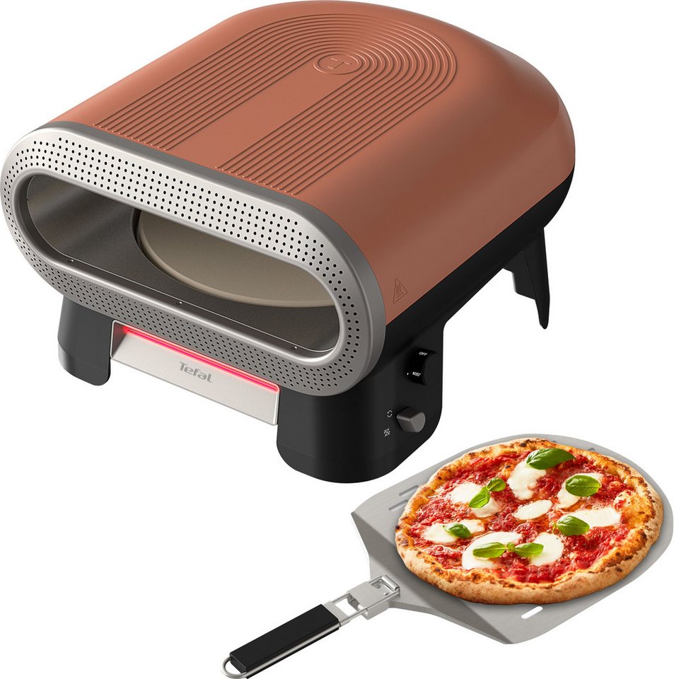 Tefal Pizzaofen Pizza Pronto, 4 Temperaturstufen (250–400°C), automatischer Drehstein, Pizzaschieber Bild 2
